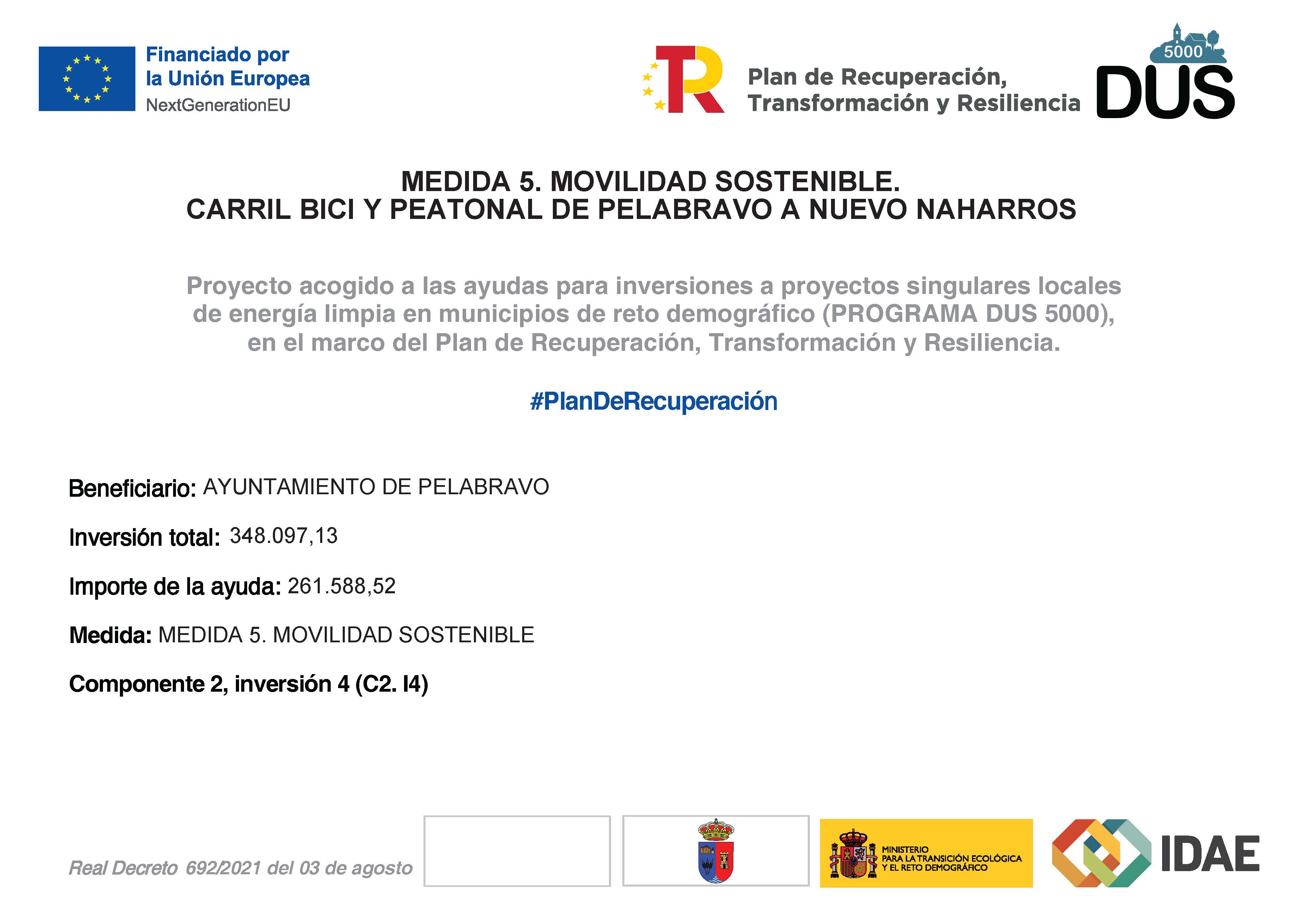 Medida 5. Movilidad Sostenible